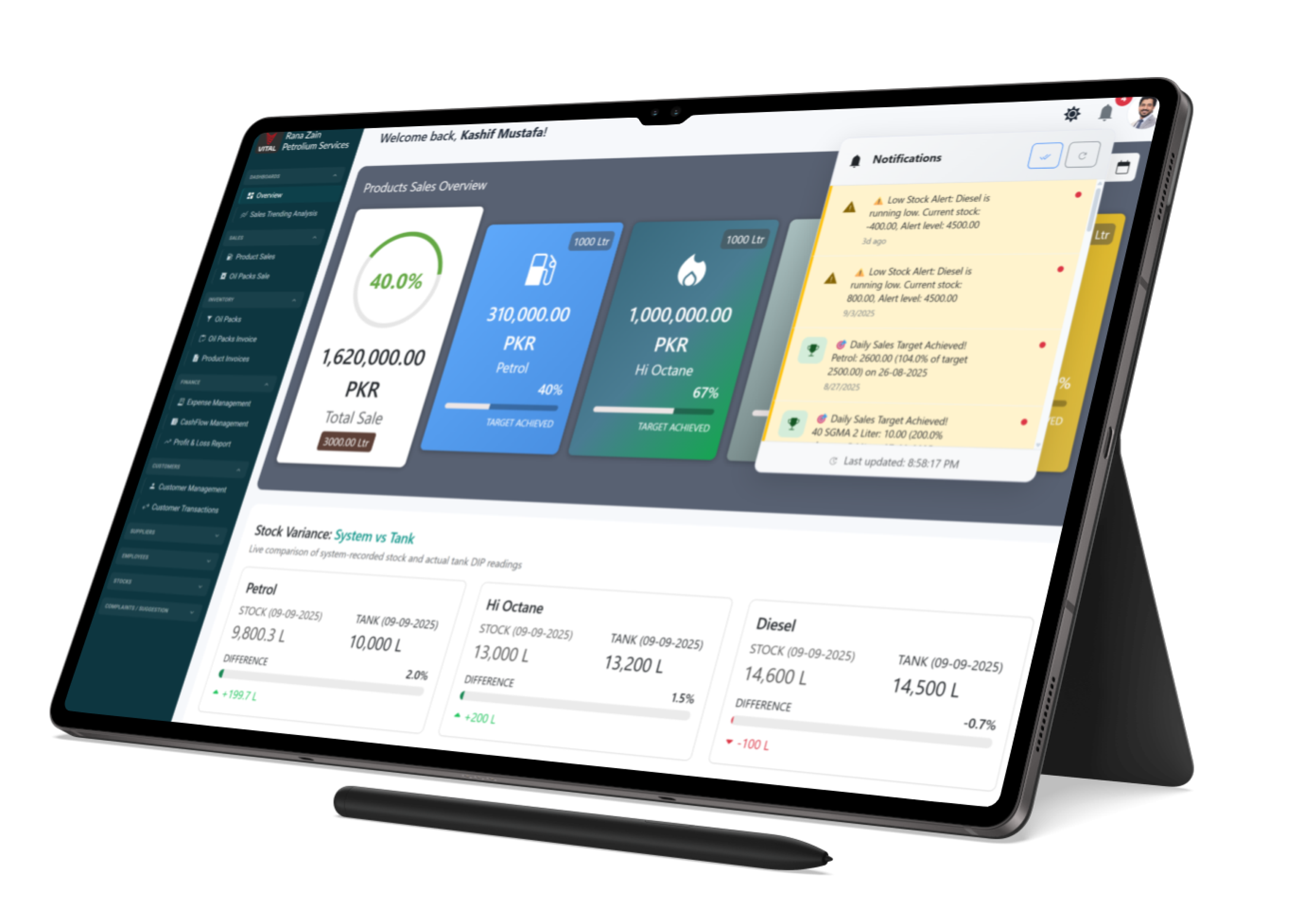 FuelBotics Web Dashboard